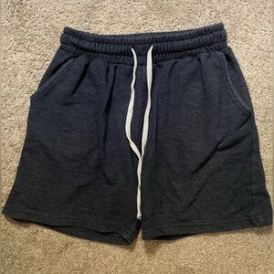 Men's Casual Drawstring Shorts in Dark Charcoal